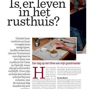 Het Nieuwsblad volgt een dag mee op het ritme van WZC De&nbsp;Oase