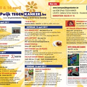 Kom Opwijk Tegen Kanker&nbsp;2017