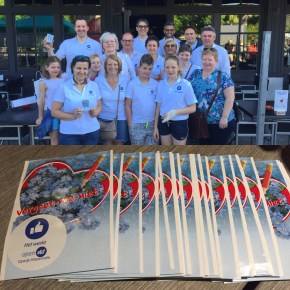 Vergeet-mij-nietjes voor bezoekers&nbsp;tuinmarkt