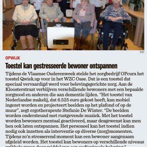 OPcura investeert verder in zorgondersteunende producten